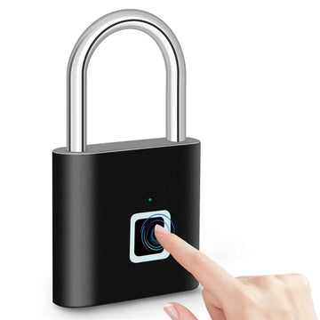 cadeado com biometria digital