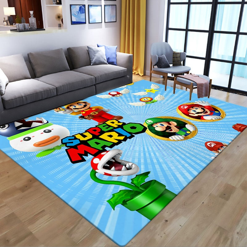 Incrível Tapete antiderrapante Super Mario Bros
