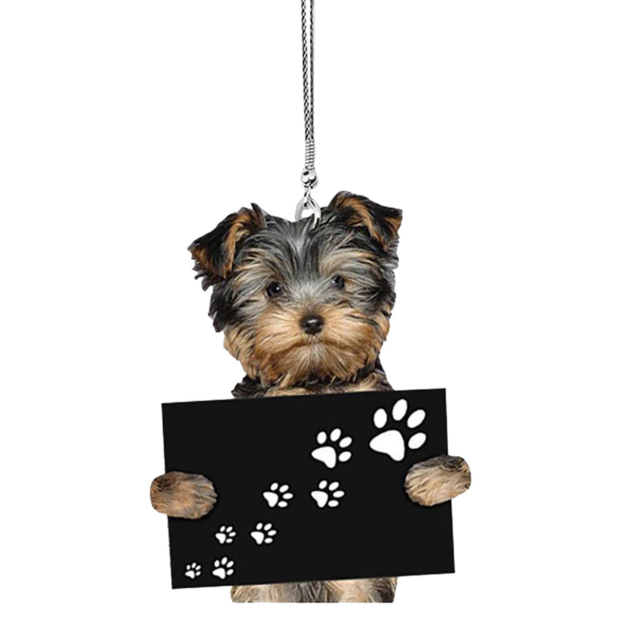 Pingente Formato Cachorrinho pra carro prático espelho retrovisor decoração de interior