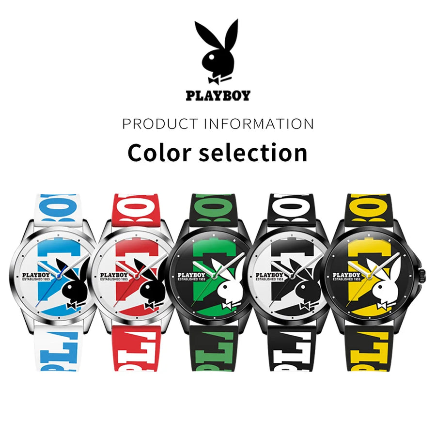 Relógio de Luxo PLAYBOY: Elegância e Desempenho para Homens que Valorizam o Estilo