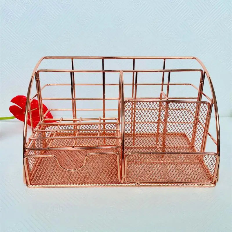 Suporte para vinho em formato de favo de mel de metal moderno