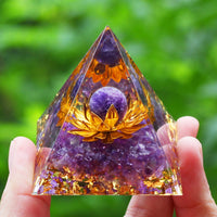 Cristais Pedra Gerador de Energia Natural Ametista Reiki Chakra Meditação