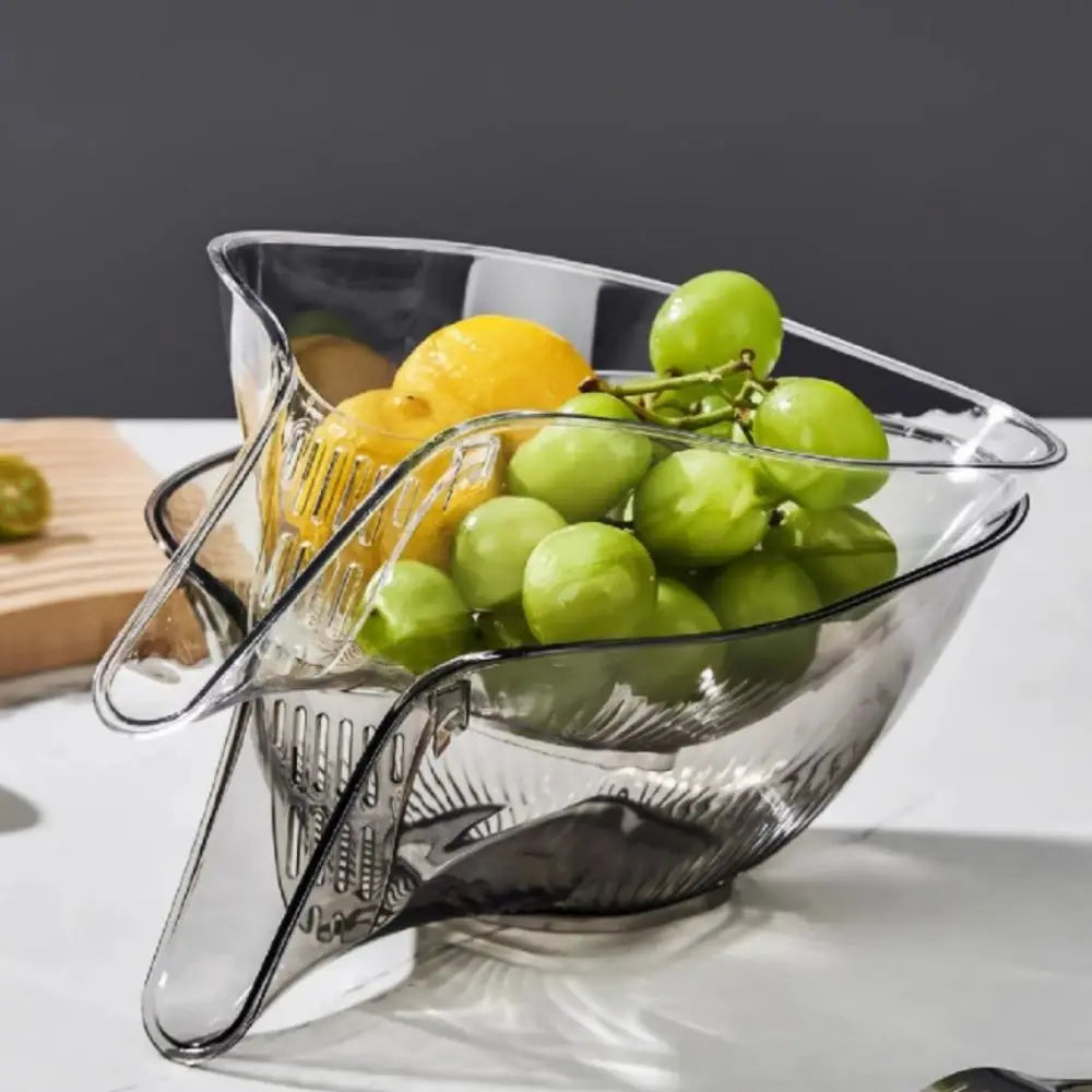 Cesta de drenagem multifuncional para lavar arroz, peneira, frutas e vegetais
