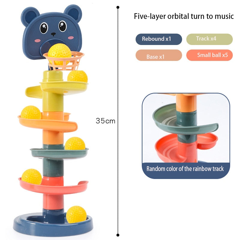 Brinquedo de empilhamento educacional para bebês e crianças