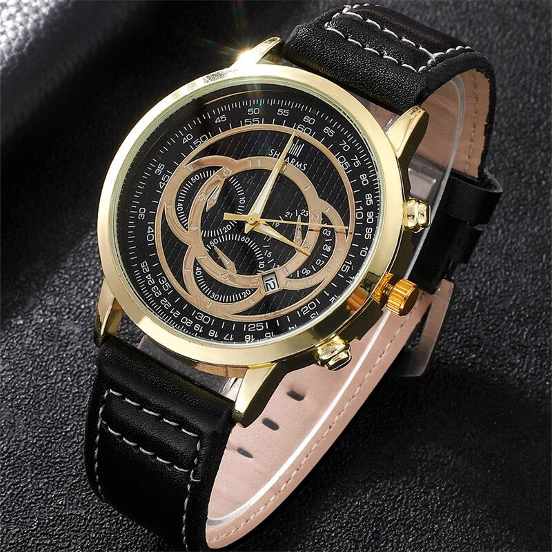 Incrível Relógio Masculino Hodinky com pulseira de luxo