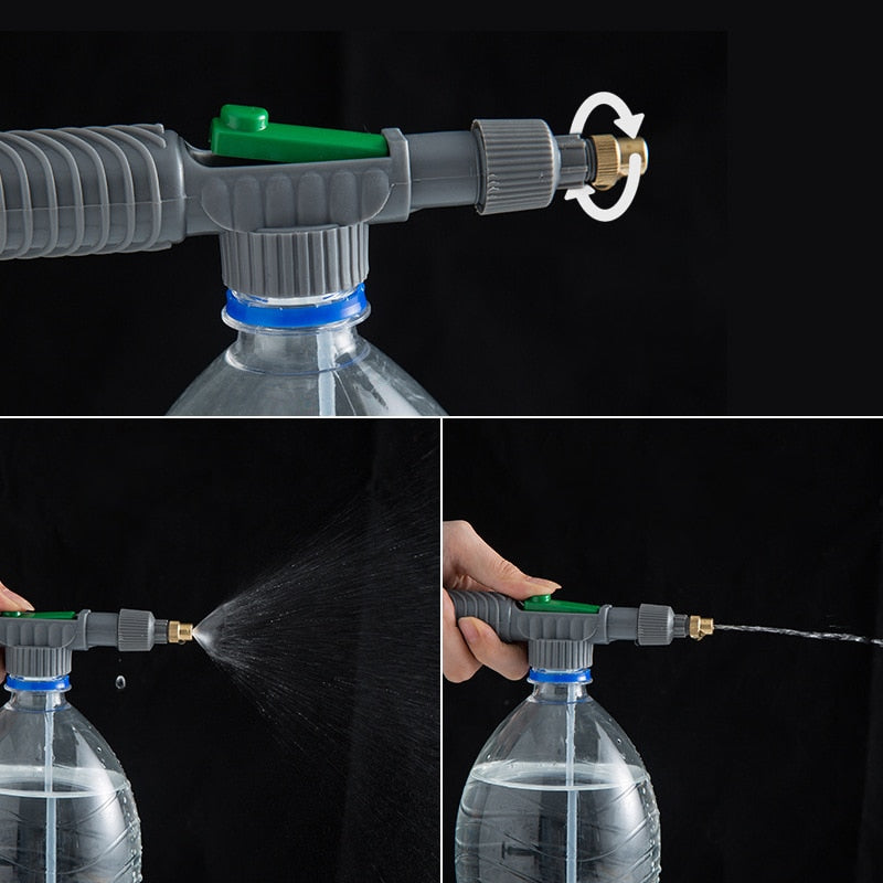 Bomba de água de alta pressão com Pulverizador ajustável para irrigação de jardim