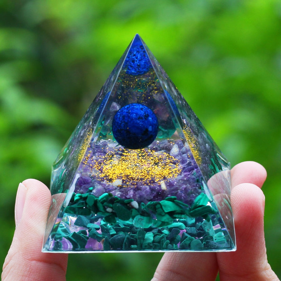 Cristais Pedra Gerador de Energia Natural Ametista Reiki Chakra Meditação