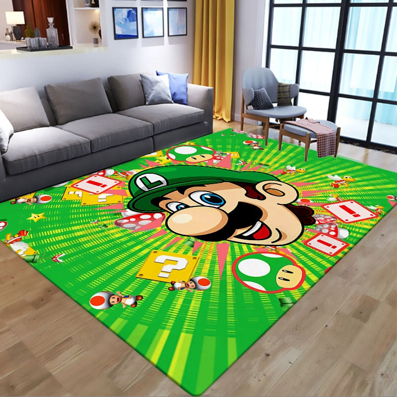 Incrível Tapete antiderrapante Super Mario Bros