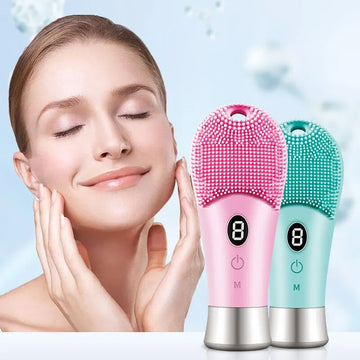 Esfoliador Facial Elétrico Ultrassônico com 9 Níveis - Limpeza Profunda e Rejuvenescimento!
