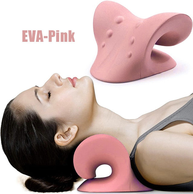 Travesseiro para Relaxamento e  Alívio de Dores Coluna Cervical e Correção da coluna