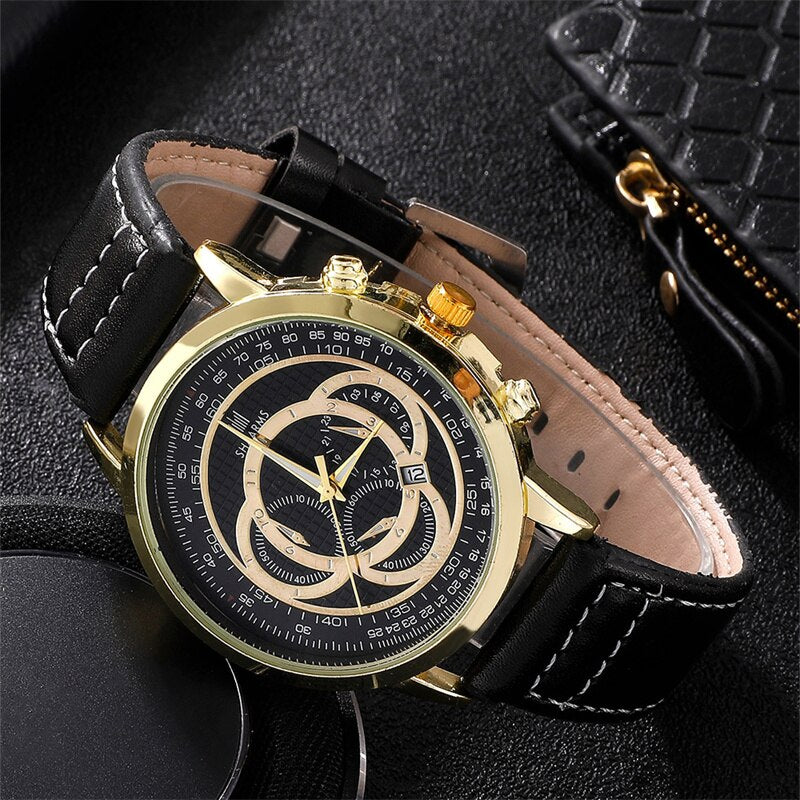Incrível Relógio Masculino Hodinky com pulseira de luxo