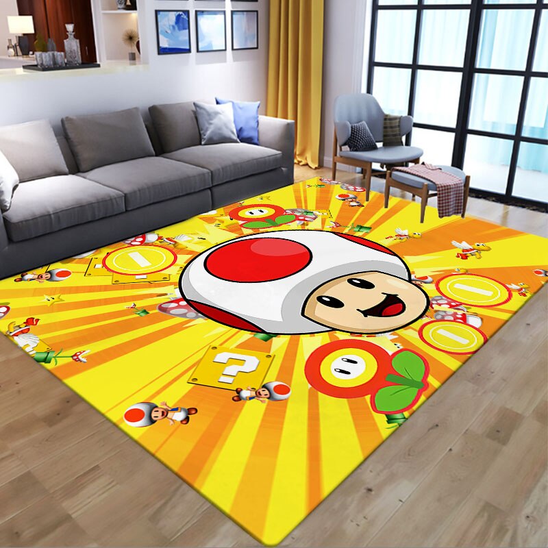Incrível Tapete antiderrapante Super Mario Bros