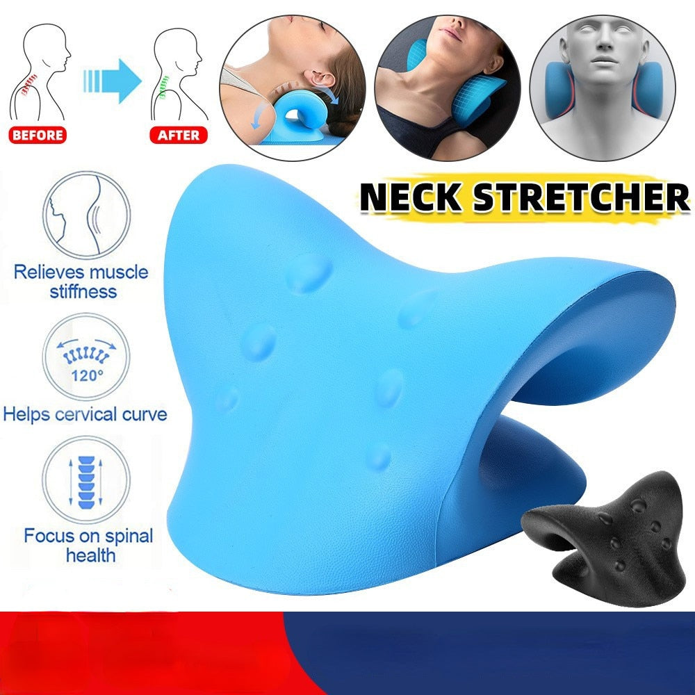 Travesseiro para Relaxamento e  Alívio de Dores Coluna Cervical e Correção da coluna