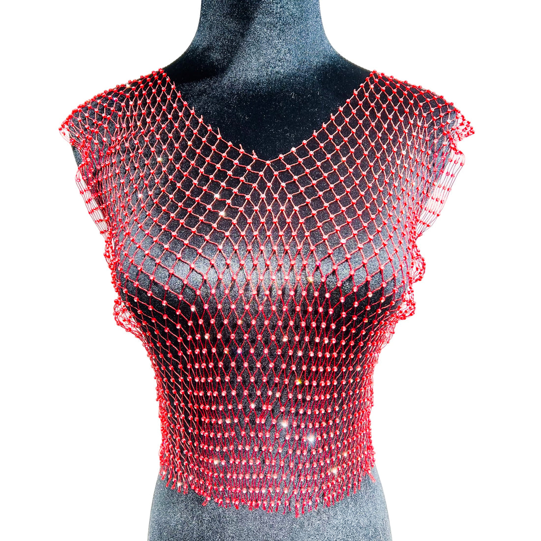 Sexy Mesh Crop Tops para mulheres