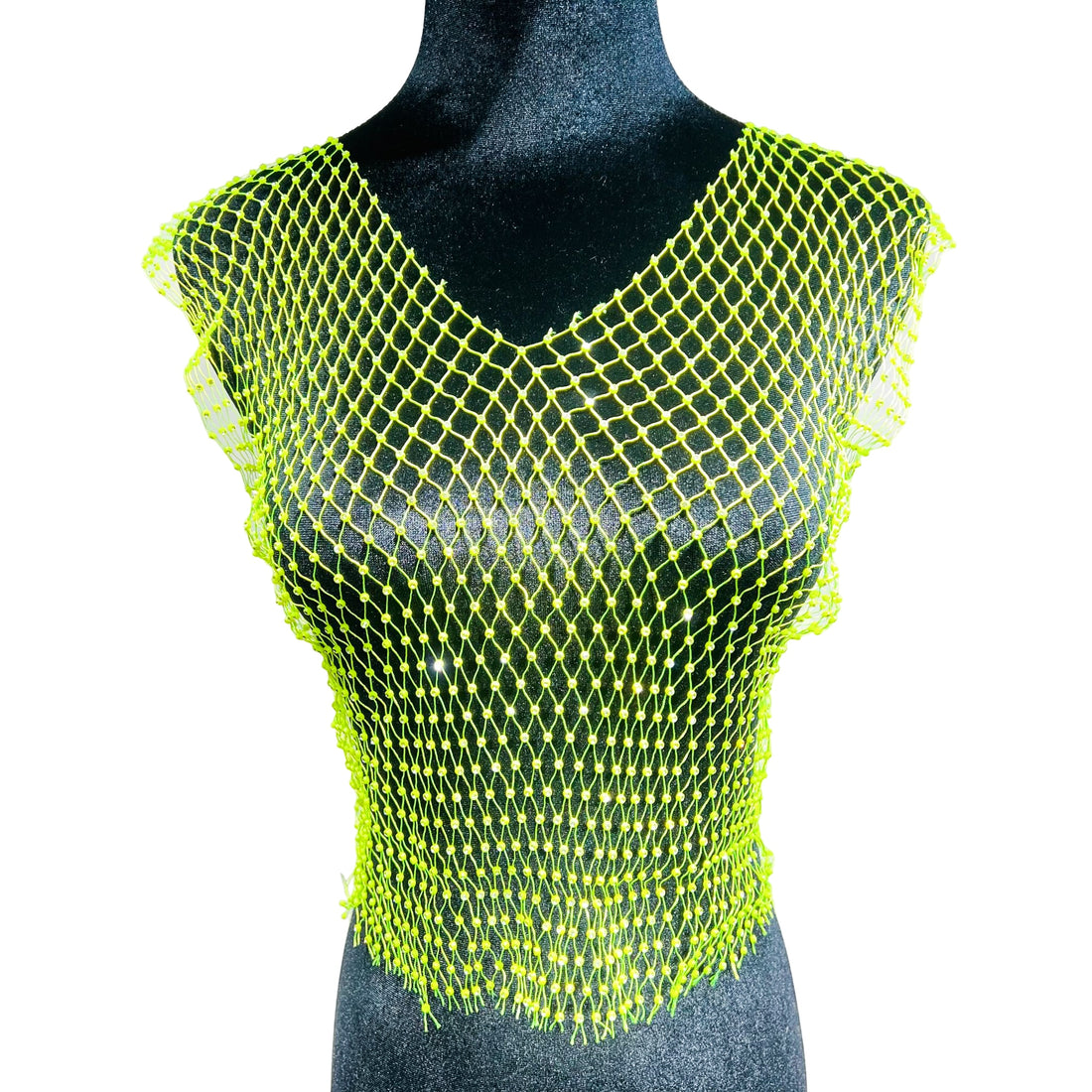 Sexy Mesh Crop Tops para mulheres