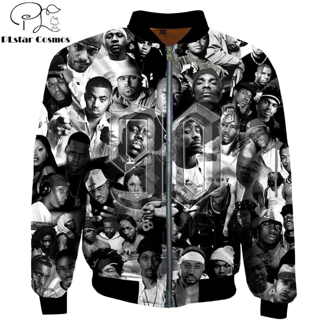 Moletons 3D Tupac com capuz.