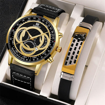 Incrível Relógio Masculino Hodinky com pulseira de luxo