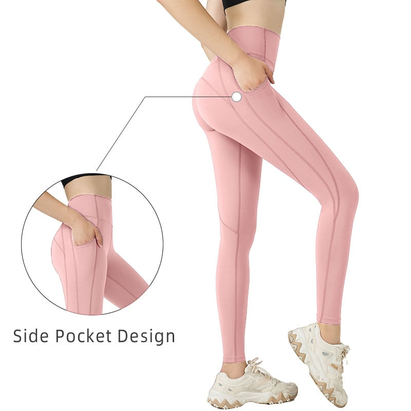 Leggings de cintura alta com sensação de nudez