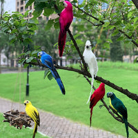 Decoração de Jardim Animal Pássaro, Papagaio artificial