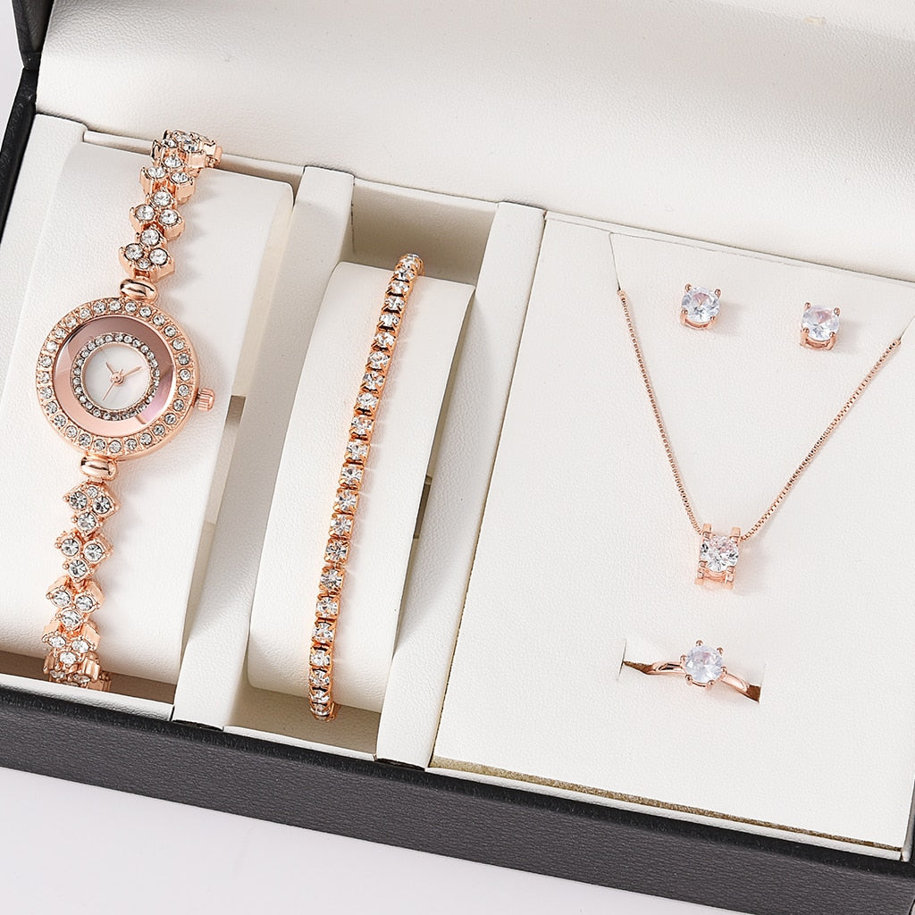 Belíssimo Conjunto de 6 peças de relógio de luxo