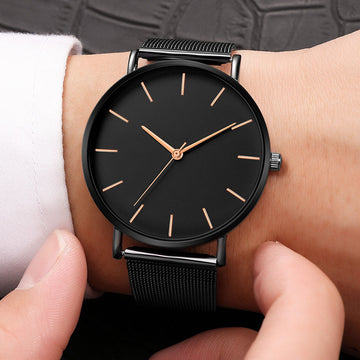 Relógio feminino ouro rosa Montre Femme