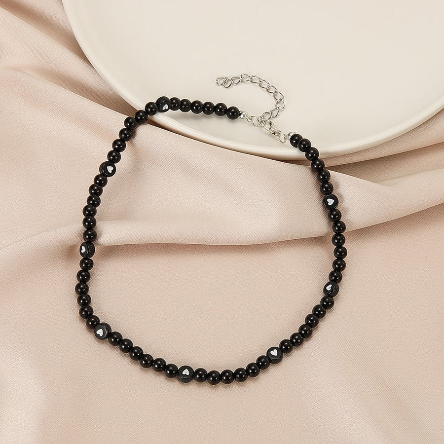 Colar de Pérolas do Amor na Moda