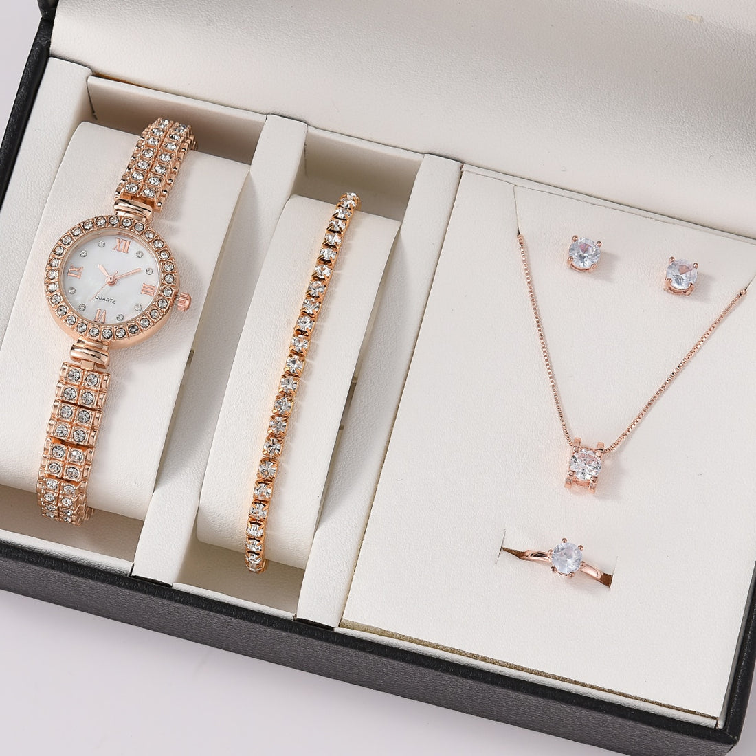 Belíssimo Conjunto de 6 peças de relógio de luxo