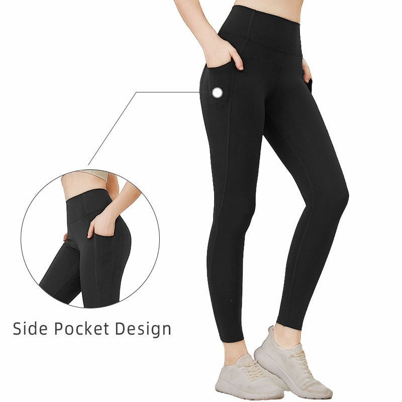 Leggings de cintura alta com sensação de nudez