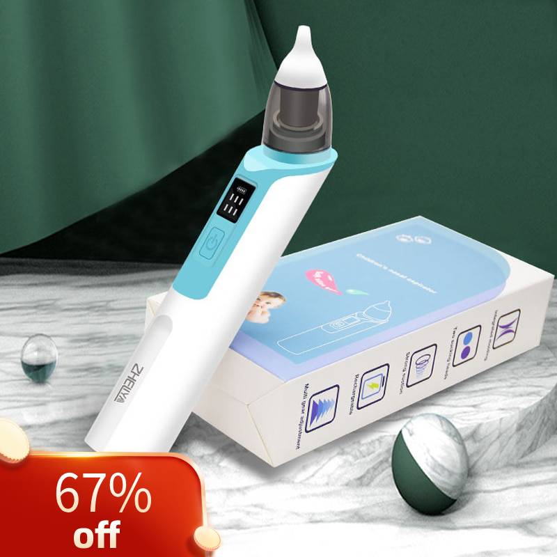 Aspirador nasal elétrico silencioso para obstrução do bebê limpador de rinite