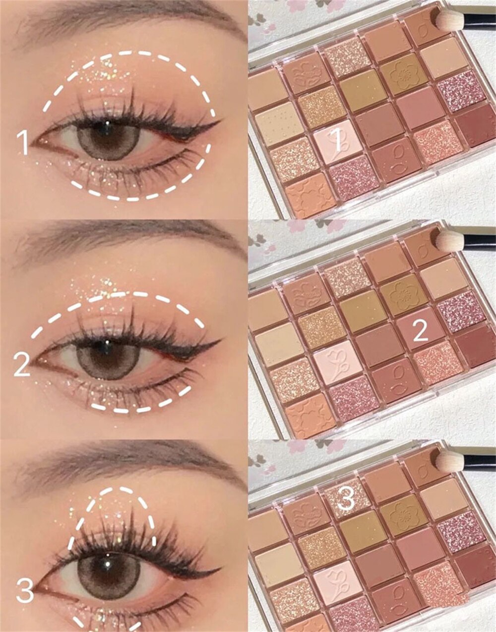 Creme Glitter para Sombra À Prova D' Água