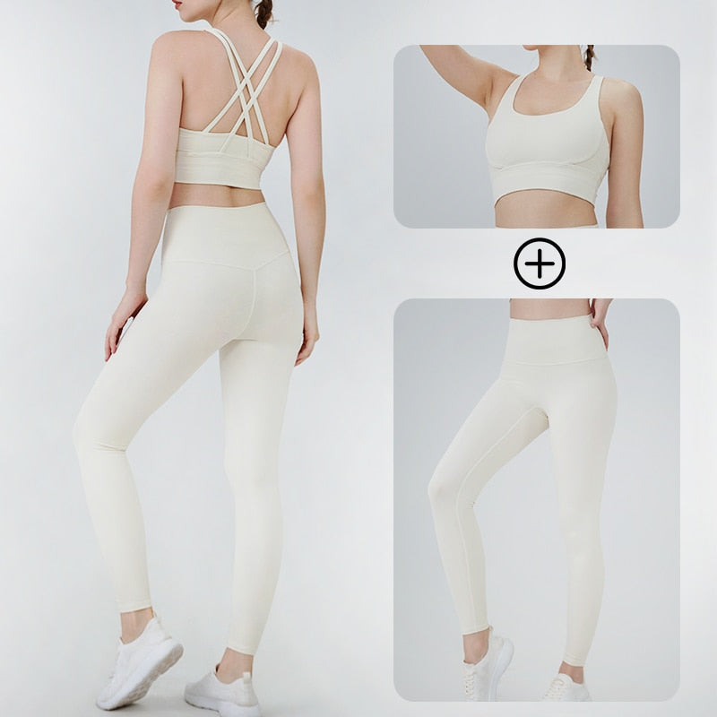 Leggings de cintura alta com sensação de nudez