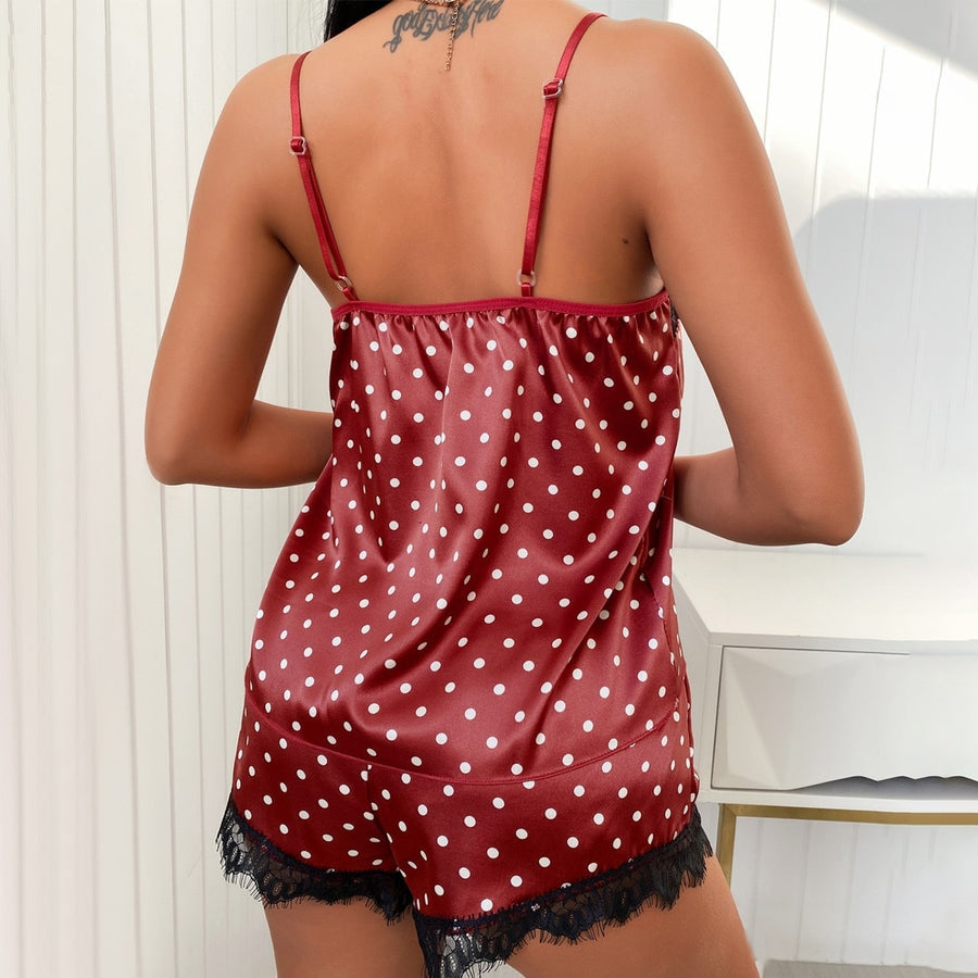 Pijama sexy com renda erótica