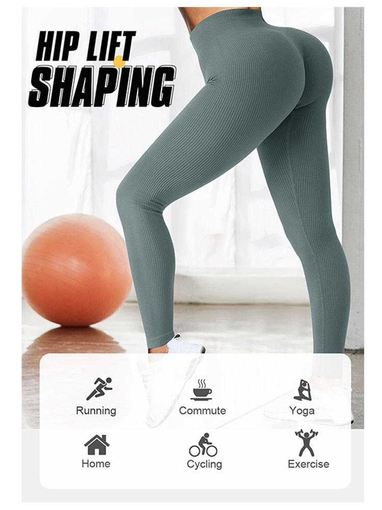 Leggings com nervuras