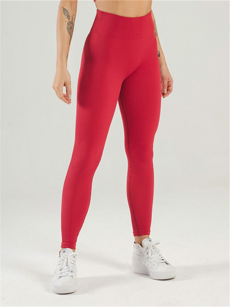 Leggings com nervuras