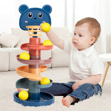 Brinquedo de empilhamento educacional para bebês e crianças