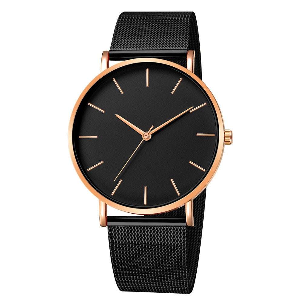 Relógio feminino ouro rosa Montre Femme