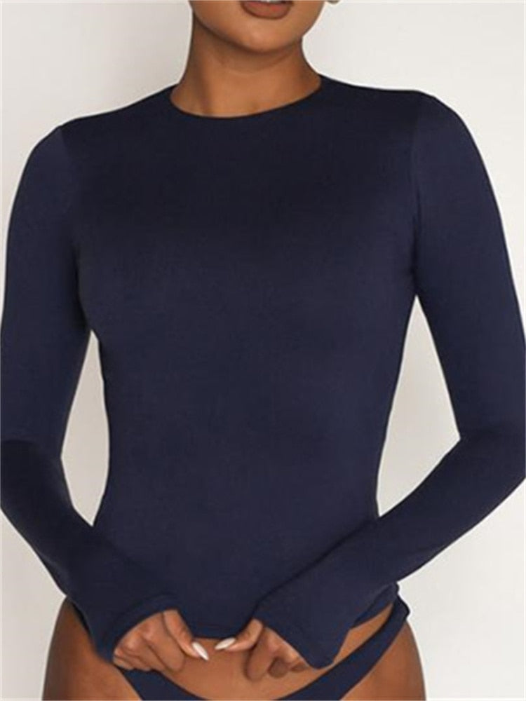 Blusa Casual Manga Longa  2023