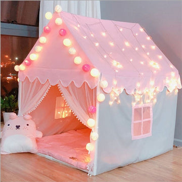 Tenda portátil para crianças Castelo Decoração