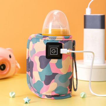 Aquecedor portátil  de leite e água USB com bolsa isolada