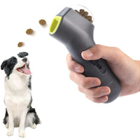 Lançador de alimentos interativo para cães