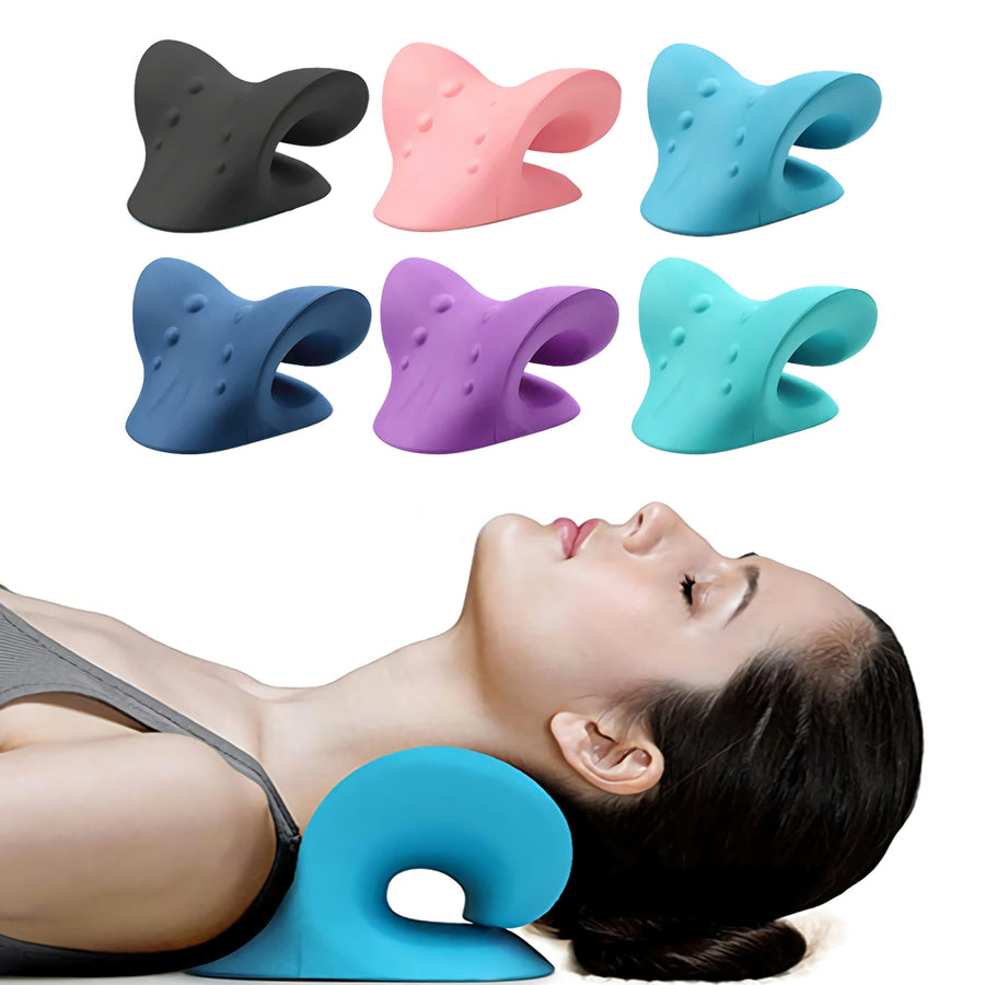 Travesseiro para Relaxamento e  Alívio de Dores Coluna Cervical e Correção da coluna