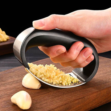 Triturador de Alho de Aço Inoxidável Manual
