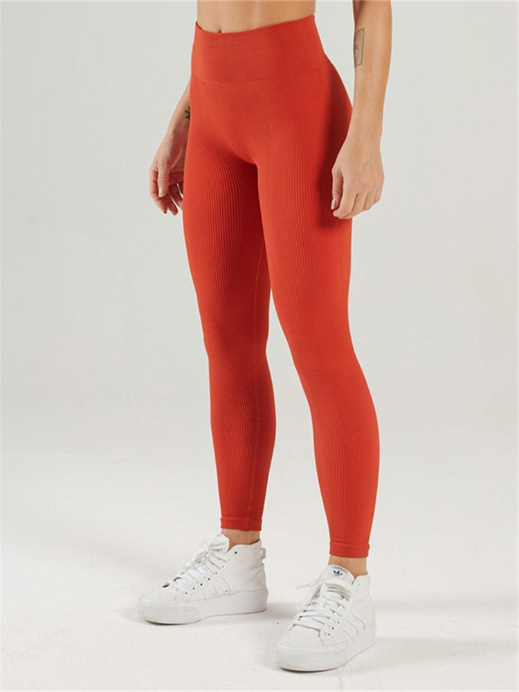 Leggings com nervuras