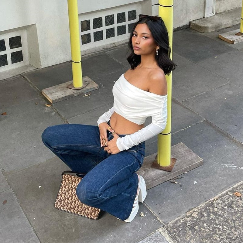 Camisa cropped outono/inverno