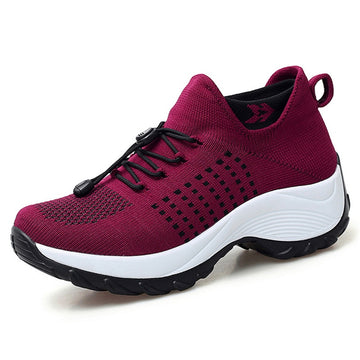 Tênis de caminhada respirável feminino