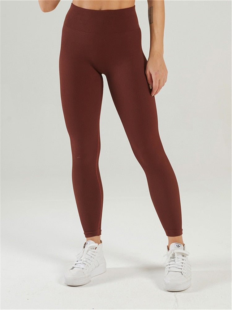 Leggings com nervuras